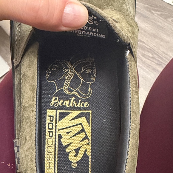 Vans Olive Suede Beatrice penny loafer Slip-Ons - Picture 3 of 14